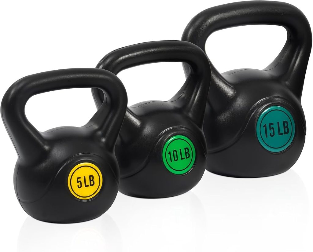 BalanceFrom Grip Kettlebell Exercise Weight Set