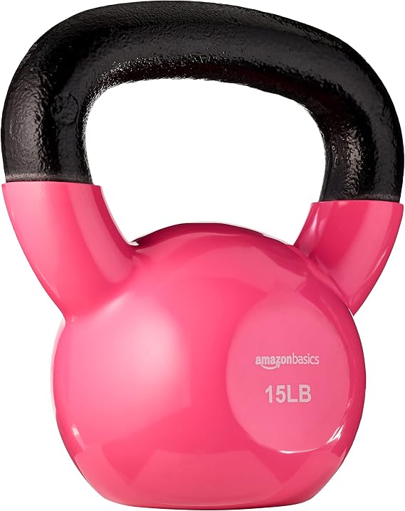 Amazon Basics Vinyl Kettlebells for Beginners
