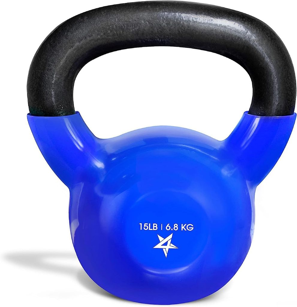 Yes4All Vinyl Coated Strength Training Kettlebells