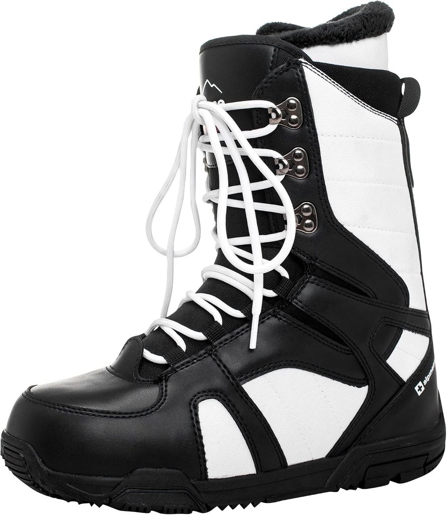 Alpine Swiss Mens High Arch Snowboard Boots