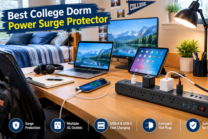 Best college dorm power surge protector